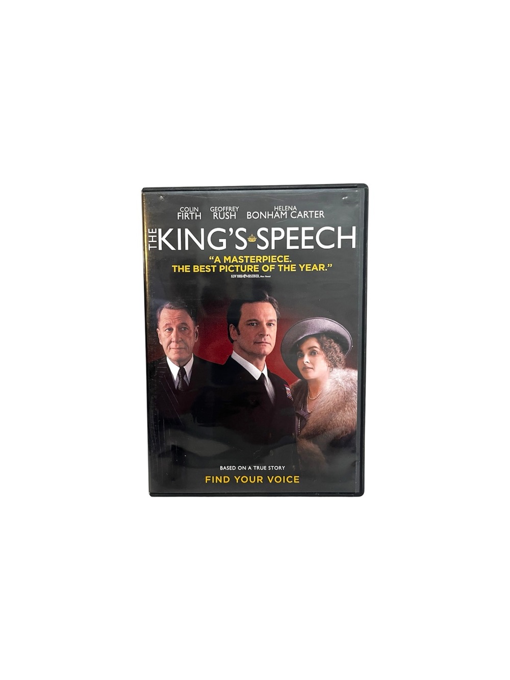 The King's Speech (DVD, 2010, Widescreen) Colin Firth Helena Bonham Carter